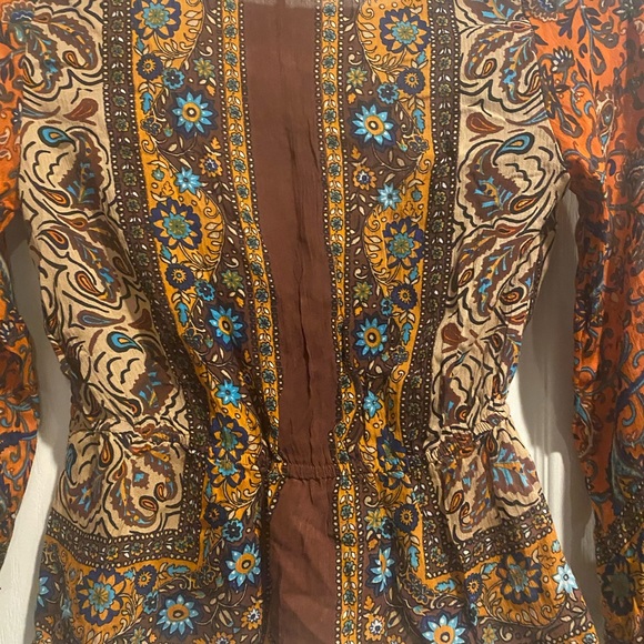 Free People - brand new top  size x-small brown - Picture 11 of 11